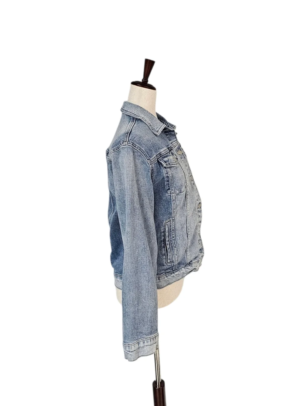 Joe’s Jeans Light Wash Distressed Denim Trucker Jacket Small Classic Fitted